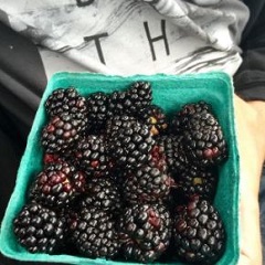 pint of blackberries
